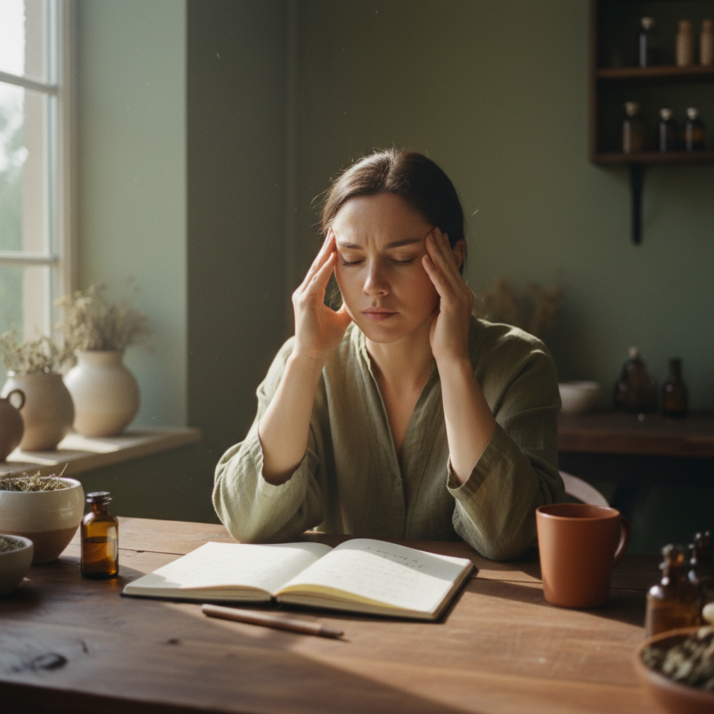 Brain fog and mental changes that can accompany a parasite affecting mood and behavior